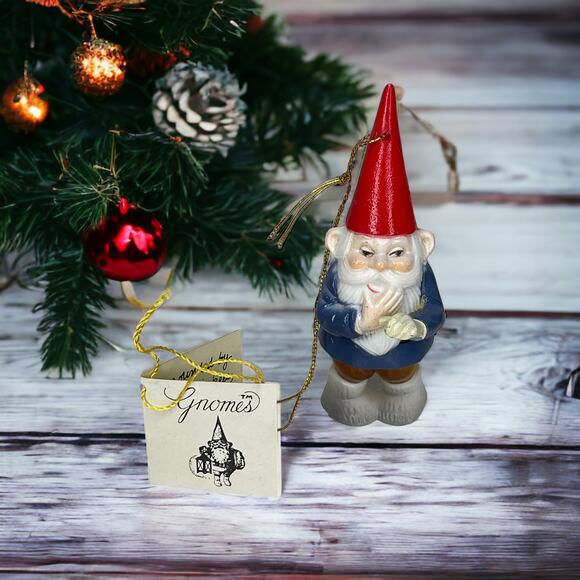Vintage Unieboek Gnome Ornament David The Gnome Kabouter Swedish Tomte 1978 - Picture 8 of 8
